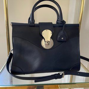 Ralph Lauren Collection Ricky Handbag With Double Scroll Closures